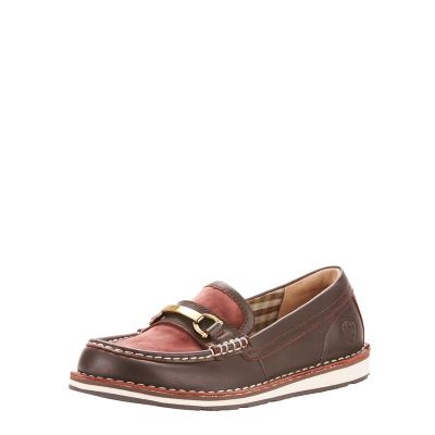 Ariat Ivy Cruiser - Loafers Schoenen Bordeaux / Bruin Dames - 40445-166